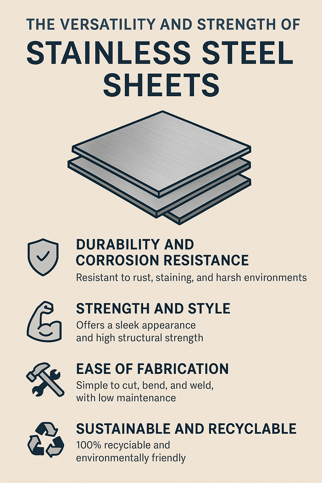 Stainless Steel Cladding Infographic